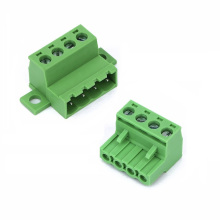 AWG 24 to 12 cable Screw type panel mounted pluggable male and female terminal block